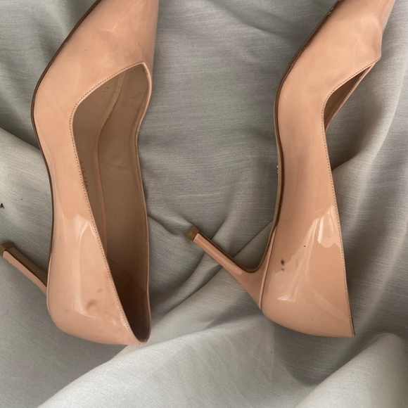 Stuart weitzman patent beige pink heels - Picture 6 of 6